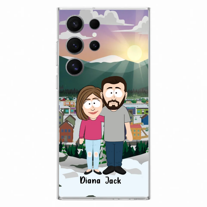 Custom Personalized Couple Phone Case - Gift For Couple