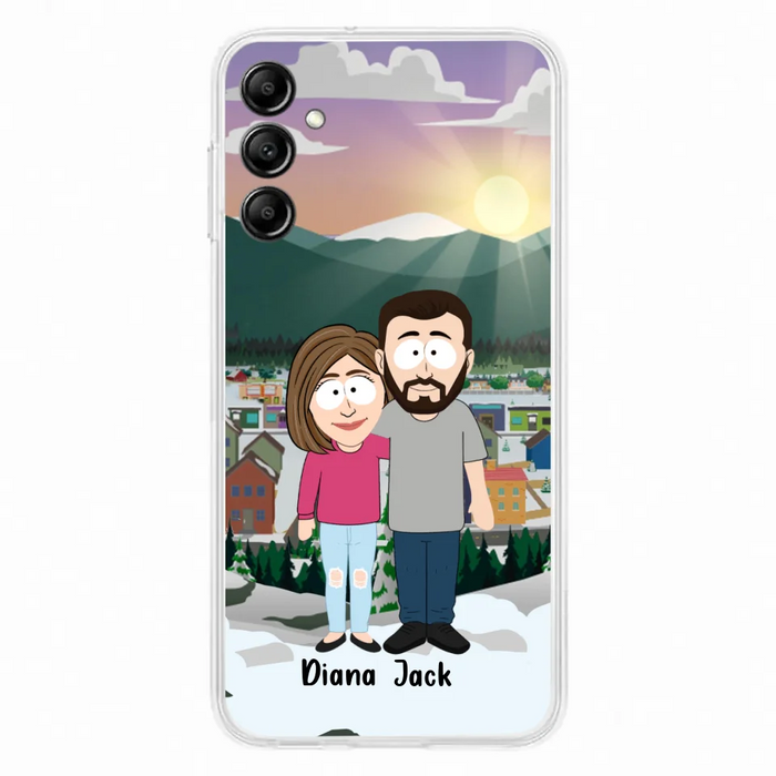 Custom Personalized Couple Phone Case - Gift For Couple