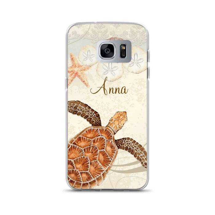 Custom Personalized Sea Turtle Phone Case - Best Gift For Turtle Lover's - Case For iPhone, Samsung and Xiaomi - DTJ0EN