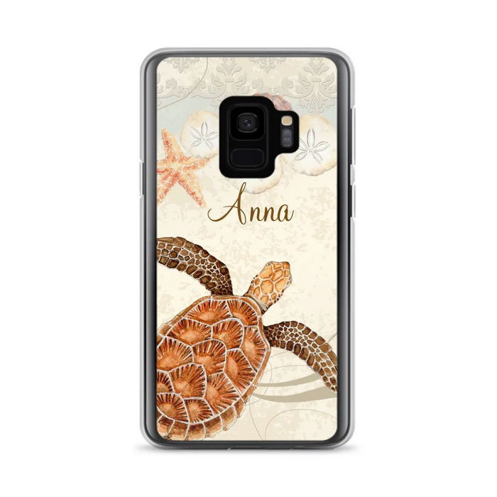 Custom Personalized Sea Turtle Phone Case - Best Gift For Turtle Lover's - Case For iPhone, Samsung and Xiaomi - DTJ0EN