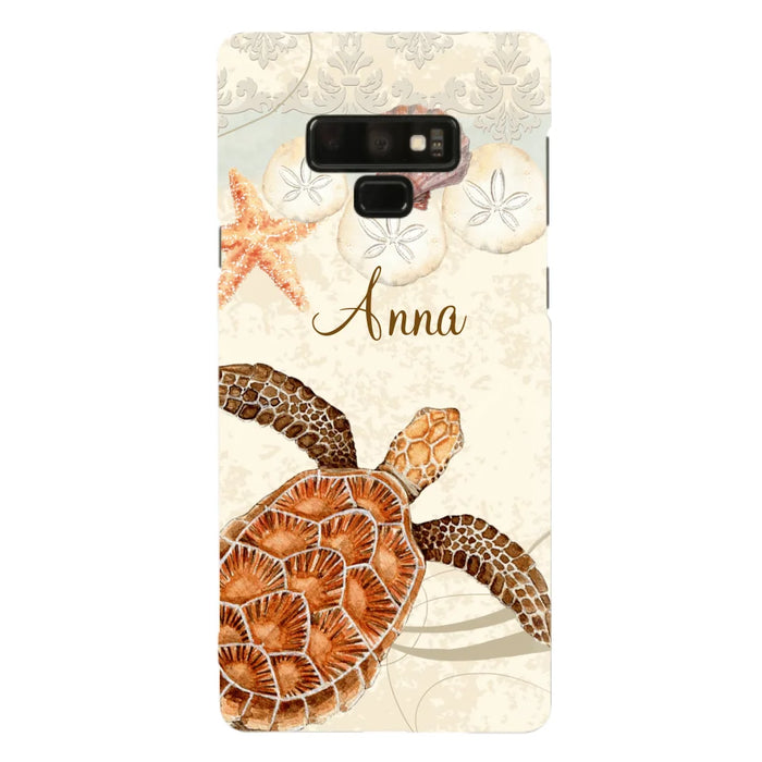 Custom Personalized Sea Turtle Phone Case - Best Gift For Turtle Lover's - Case For iPhone, Samsung and Xiaomi - DTJ0EN