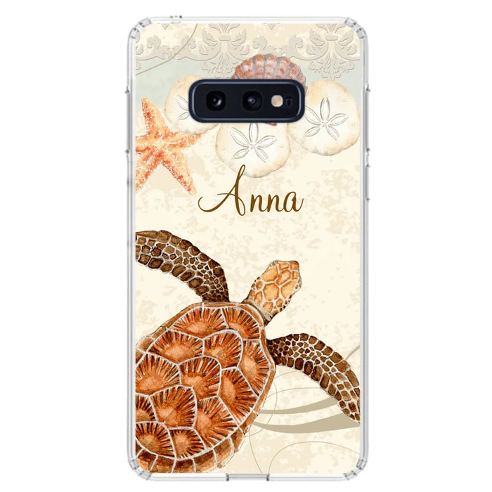 Custom Personalized Sea Turtle Phone Case - Best Gift For Turtle Lover's - Case For iPhone, Samsung and Xiaomi - DTJ0EN