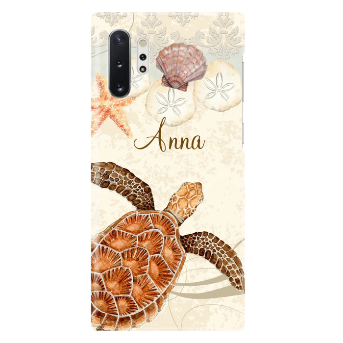 Custom Personalized Sea Turtle Phone Case - Best Gift For Turtle Lover's - Case For iPhone, Samsung and Xiaomi - DTJ0EN