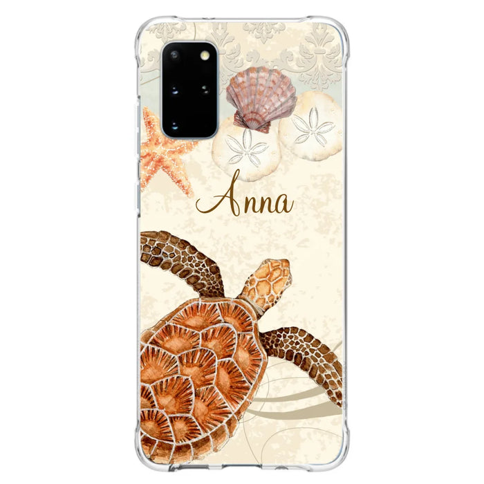 Custom Personalized Sea Turtle Phone Case - Best Gift For Turtle Lover's - Case For iPhone, Samsung and Xiaomi - DTJ0EN