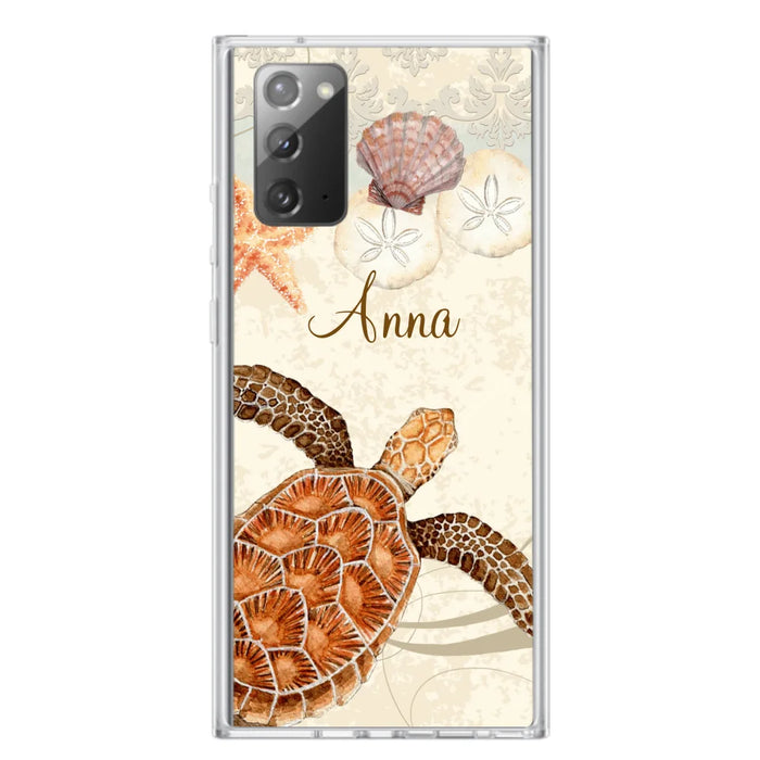 Custom Personalized Sea Turtle Phone Case - Best Gift For Turtle Lover's - Case For iPhone, Samsung and Xiaomi - DTJ0EN