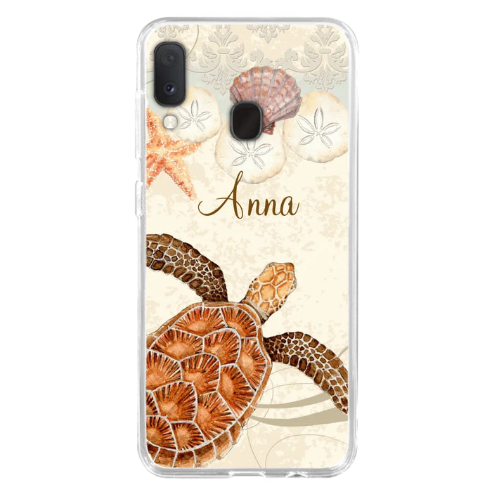 Custom Personalized Sea Turtle Phone Case - Best Gift For Turtle Lover's - Case For iPhone, Samsung and Xiaomi - DTJ0EN