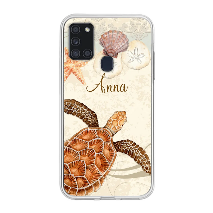 Custom Personalized Sea Turtle Phone Case - Best Gift For Turtle Lover's - Case For iPhone, Samsung and Xiaomi - DTJ0EN