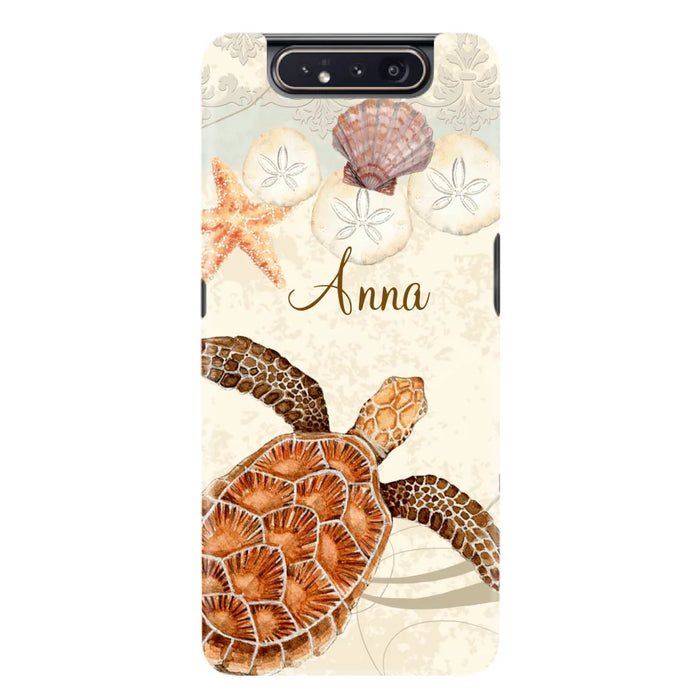 Custom Personalized Sea Turtle Phone Case - Best Gift For Turtle Lover's - Case For iPhone, Samsung and Xiaomi - DTJ0EN