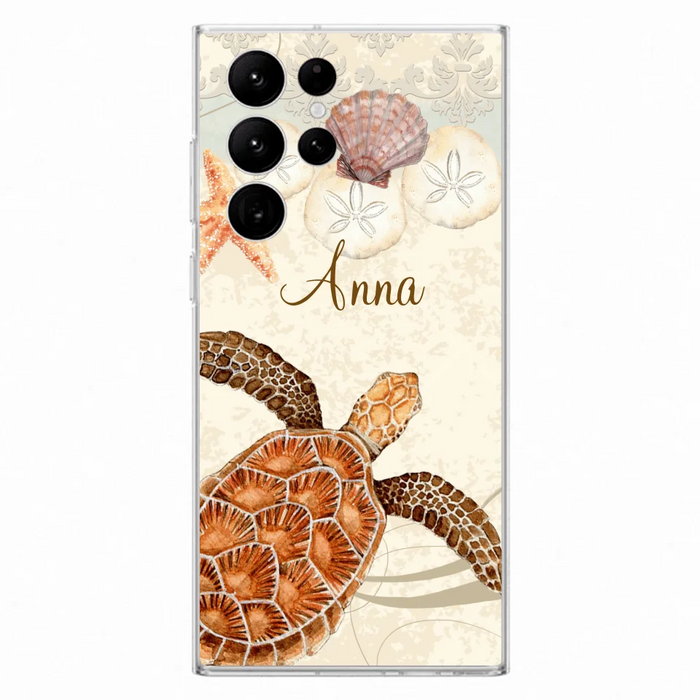 Custom Personalized Sea Turtle Phone Case - Best Gift For Turtle Lover's - Case For iPhone, Samsung and Xiaomi - DTJ0EN