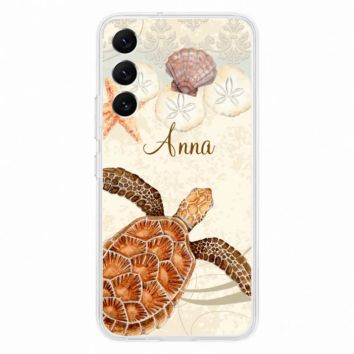 Custom Personalized Sea Turtle Phone Case - Best Gift For Turtle Lover's - Case For iPhone, Samsung and Xiaomi - DTJ0EN