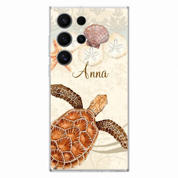 Custom Personalized Sea Turtle Phone Case - Best Gift For Turtle Lover's - Case For iPhone, Samsung and Xiaomi - DTJ0EN