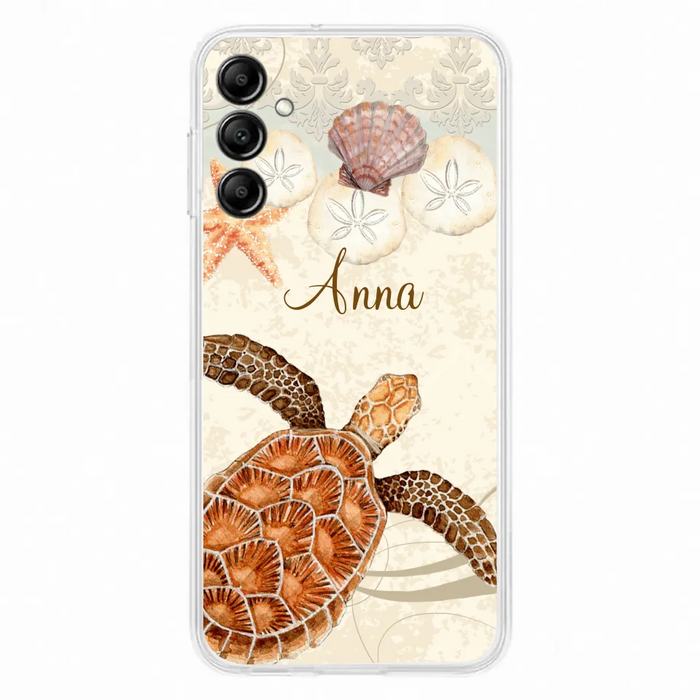 Custom Personalized Sea Turtle Phone Case - Best Gift For Turtle Lover's - Case For iPhone, Samsung and Xiaomi - DTJ0EN