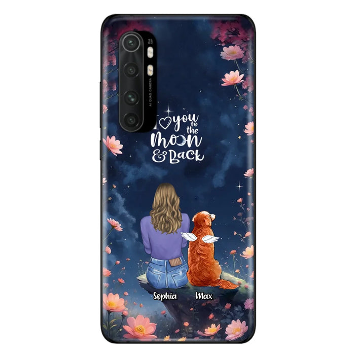 Custom Personalized Pet Phone Case - Gift Idea For Dog/ Cat/ Rabbit Owner - Case For Xiaomi/ Oppo/ Huawei - I Love You To The Moon & Back