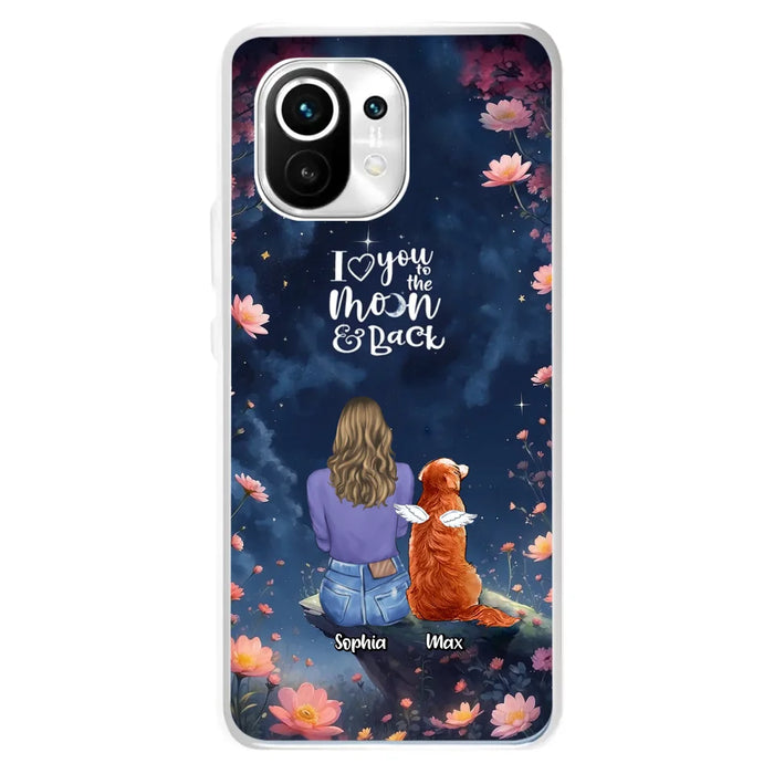 Custom Personalized Pet Phone Case - Gift Idea For Dog/ Cat/ Rabbit Owner - Case For Xiaomi/ Oppo/ Huawei - I Love You To The Moon & Back