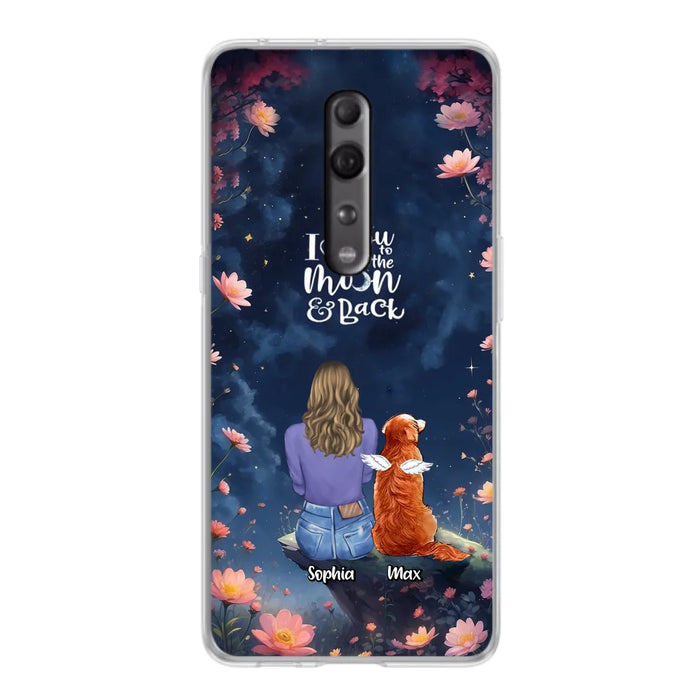 Custom Personalized Pet Phone Case - Gift Idea For Dog/ Cat/ Rabbit Owner - Case For Xiaomi/ Oppo/ Huawei - I Love You To The Moon & Back