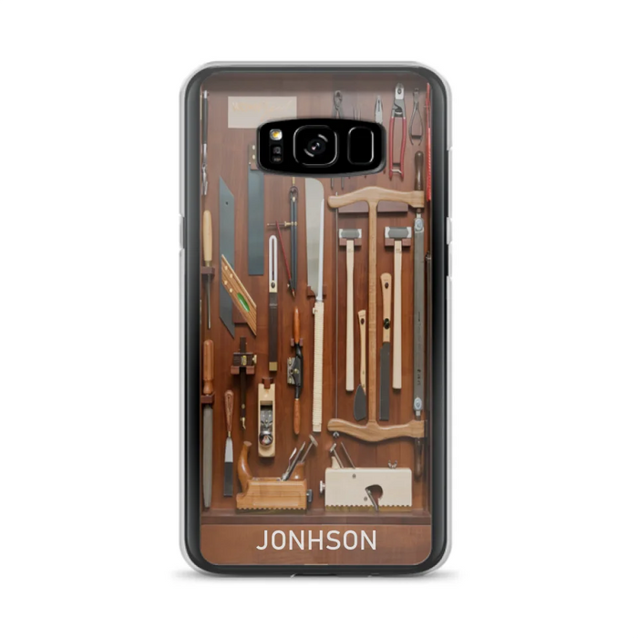 Custom Personalized Carpenter Toolbox Phone Case - Case For iPhone, Samsung And Xiaomi - J59VWE