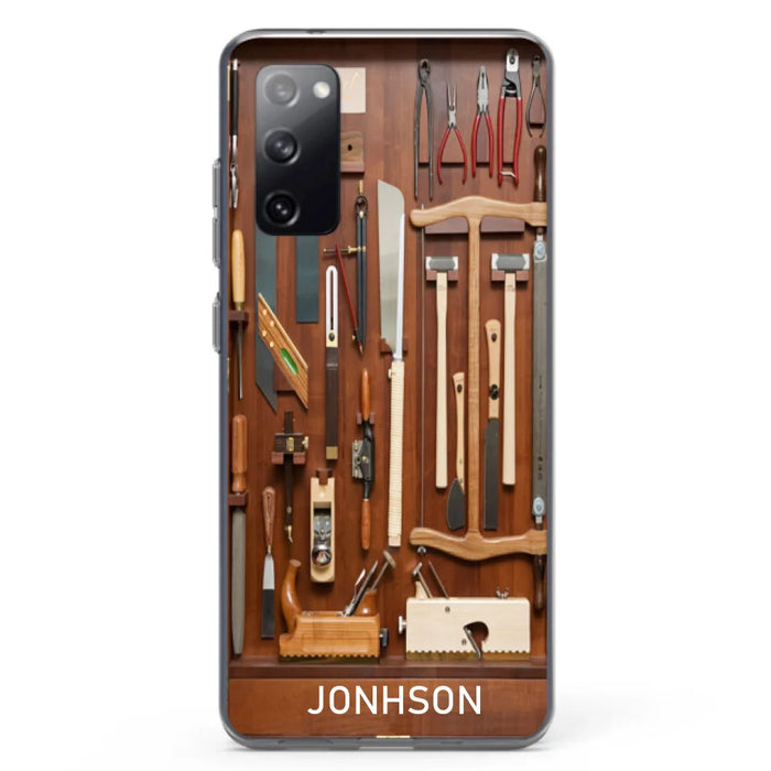 Custom Personalized Carpenter Toolbox Phone Case - Case For iPhone, Samsung And Xiaomi - J59VWE