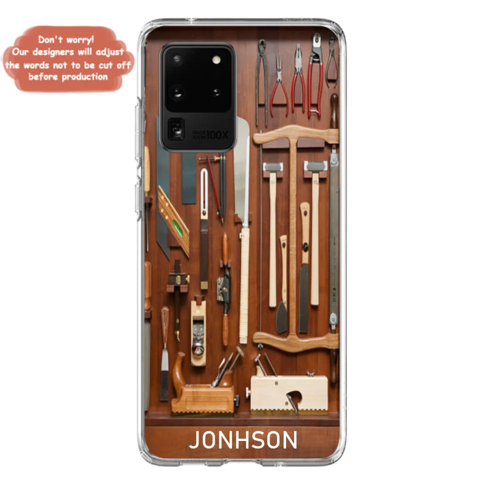 Custom Personalized Carpenter Toolbox Phone Case - Case For iPhone, Samsung And Xiaomi - J59VWE