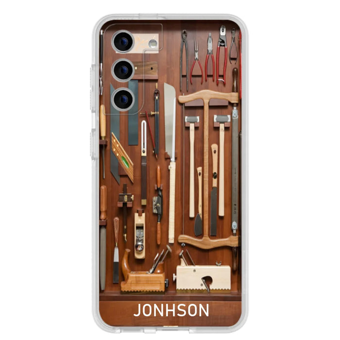 Custom Personalized Carpenter Toolbox Phone Case - Case For iPhone, Samsung And Xiaomi - J59VWE