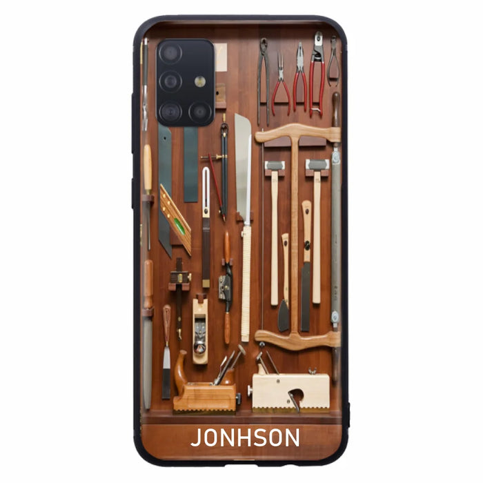 Custom Personalized Carpenter Toolbox Phone Case - Case For iPhone, Samsung And Xiaomi - J59VWE