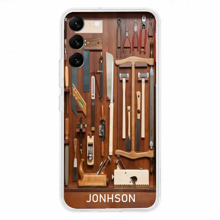 Custom Personalized Carpenter Toolbox Phone Case - Case For iPhone, Samsung And Xiaomi - J59VWE