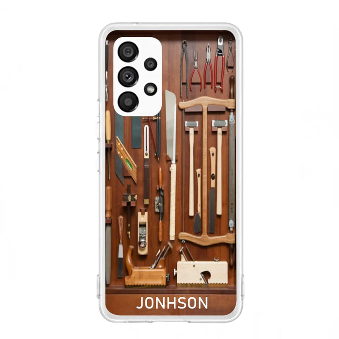 Custom Personalized Carpenter Toolbox Phone Case - Case For iPhone, Samsung And Xiaomi - J59VWE