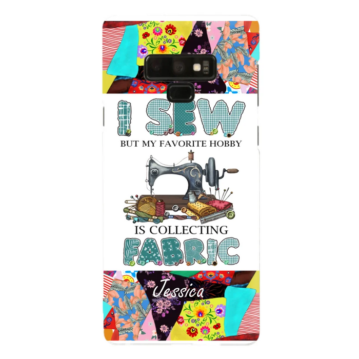 Custom Personalized Sewing Machine Phone Case - Gift Idea For Sewing Lovers - Case For iPhone, Samsung and Xiaomi - 8WU8I3