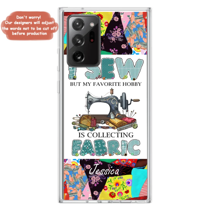 Custom Personalized Sewing Machine Phone Case - Gift Idea For Sewing Lovers - Case For iPhone, Samsung and Xiaomi - 8WU8I3