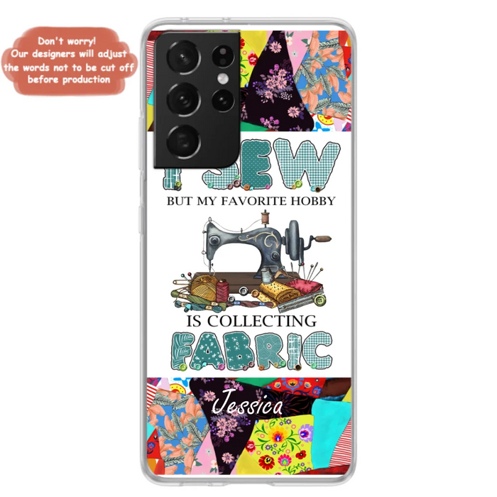 Custom Personalized Sewing Machine Phone Case - Gift Idea For Sewing Lovers - Case For iPhone, Samsung and Xiaomi - 8WU8I3