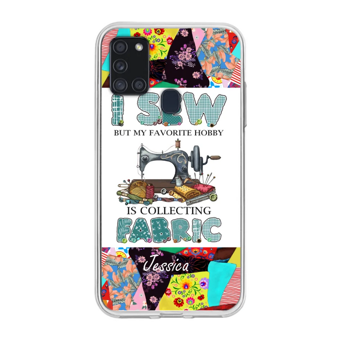 Custom Personalized Sewing Machine Phone Case - Gift Idea For Sewing Lovers - Case For iPhone, Samsung and Xiaomi - 8WU8I3