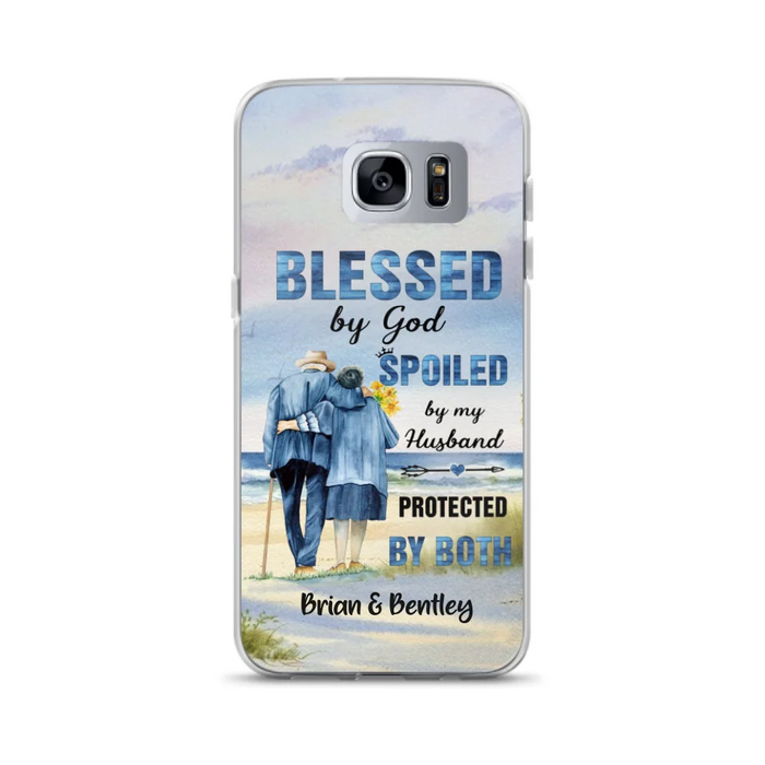 Custom Personalized Old Couple Phone Case - Best Gift Idea For Grandparents - Case For iPhone, Samsung and Xiaomi