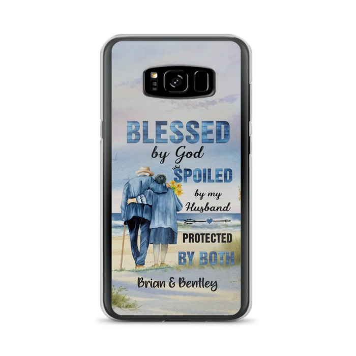 Custom Personalized Old Couple Phone Case - Best Gift Idea For Grandparents - Case For iPhone, Samsung and Xiaomi