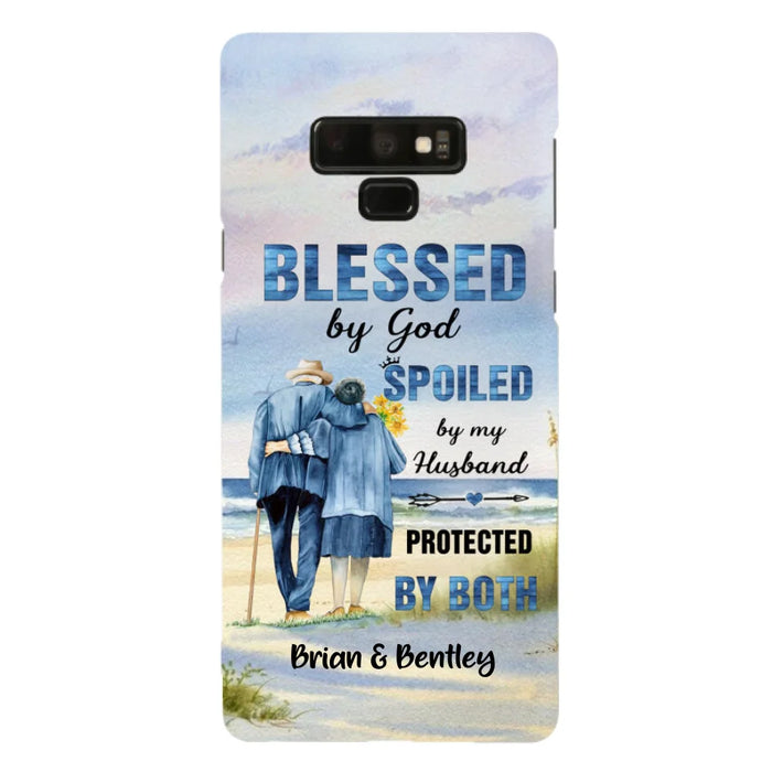 Custom Personalized Old Couple Phone Case - Best Gift Idea For Grandparents - Case For iPhone, Samsung and Xiaomi