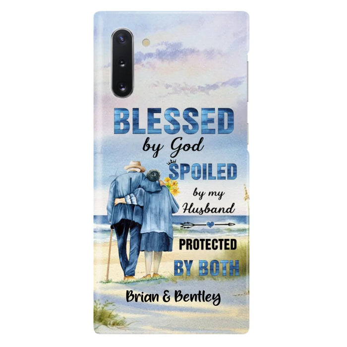 Custom Personalized Old Couple Phone Case - Best Gift Idea For Grandparents - Case For iPhone, Samsung and Xiaomi