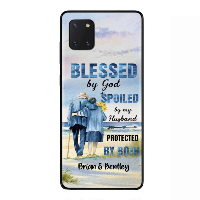 Custom Personalized Old Couple Phone Case - Best Gift Idea For Grandparents - Case For iPhone, Samsung and Xiaomi