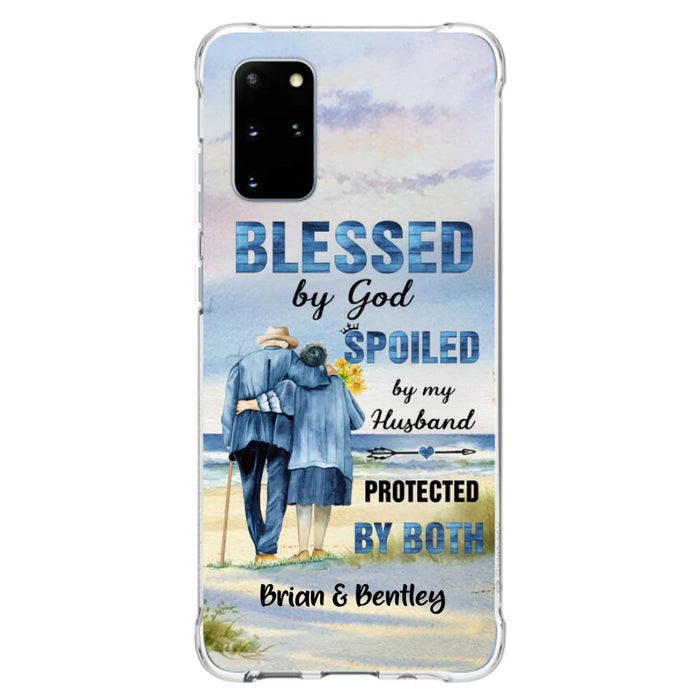 Custom Personalized Old Couple Phone Case - Best Gift Idea For Grandparents - Case For iPhone, Samsung and Xiaomi