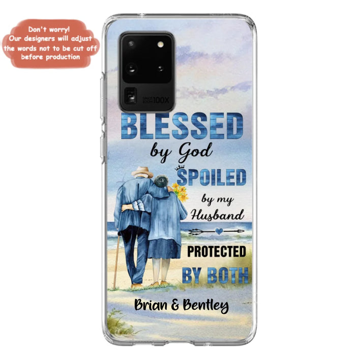 Custom Personalized Old Couple Phone Case - Best Gift Idea For Grandparents - Case For iPhone, Samsung and Xiaomi