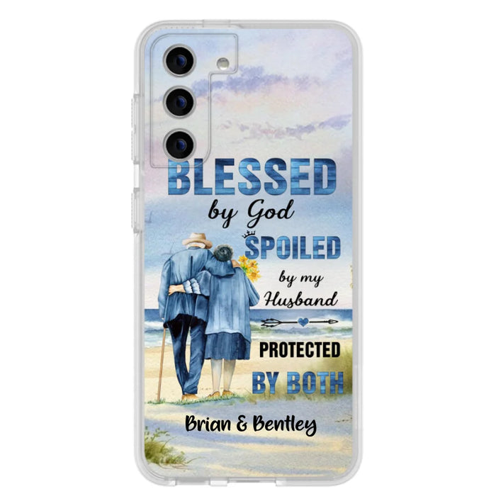 Custom Personalized Old Couple Phone Case - Best Gift Idea For Grandparents - Case For iPhone, Samsung and Xiaomi