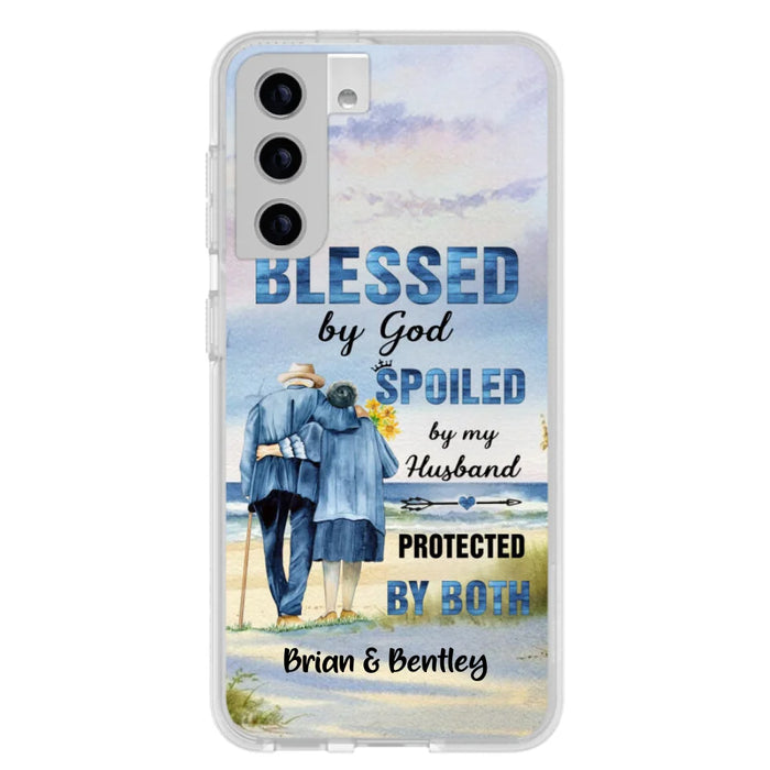 Custom Personalized Old Couple Phone Case - Best Gift Idea For Grandparents - Case For iPhone, Samsung and Xiaomi