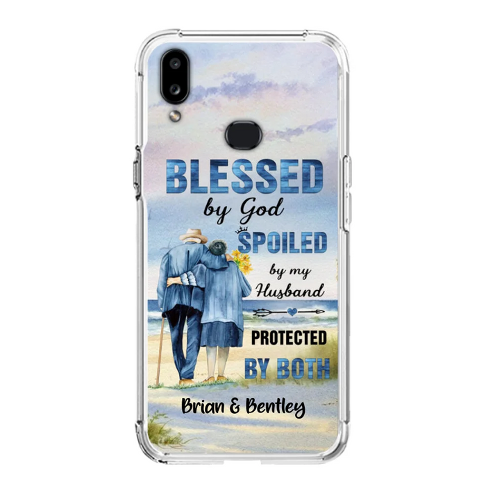 Custom Personalized Old Couple Phone Case - Best Gift Idea For Grandparents - Case For iPhone, Samsung and Xiaomi