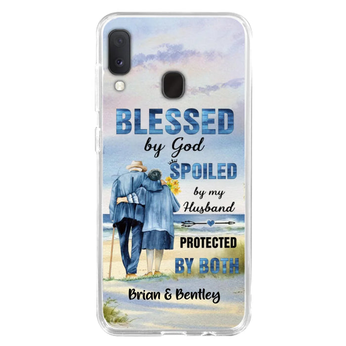 Custom Personalized Old Couple Phone Case - Best Gift Idea For Grandparents - Case For iPhone, Samsung and Xiaomi