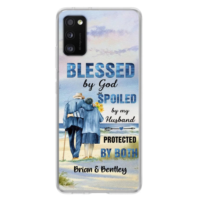 Custom Personalized Old Couple Phone Case - Best Gift Idea For Grandparents - Case For iPhone, Samsung and Xiaomi