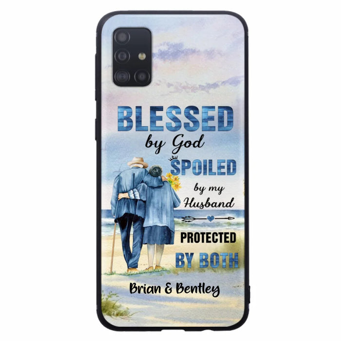 Custom Personalized Old Couple Phone Case - Best Gift Idea For Grandparents - Case For iPhone, Samsung and Xiaomi