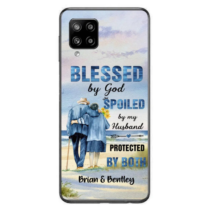 Custom Personalized Old Couple Phone Case - Best Gift Idea For Grandparents - Case For iPhone, Samsung and Xiaomi