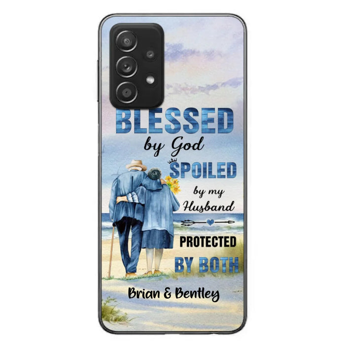 Custom Personalized Old Couple Phone Case - Best Gift Idea For Grandparents - Case For iPhone, Samsung and Xiaomi