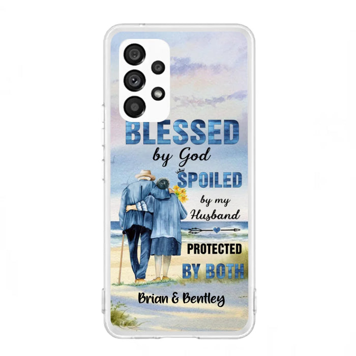 Custom Personalized Old Couple Phone Case - Best Gift Idea For Grandparents - Case For iPhone, Samsung and Xiaomi