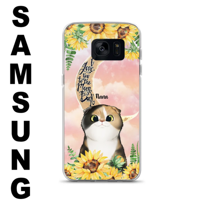 Custom Personalized Cat Phone Case - Best Gift Idea For Cat Lovers With Upto 7 Cats - Case For iPhone, Samsung and Xiaomi