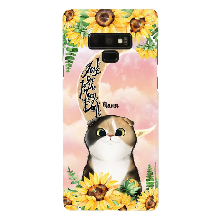 Custom Personalized Cat Phone Case - Best Gift Idea For Cat Lovers With Upto 7 Cats - Case For iPhone, Samsung and Xiaomi