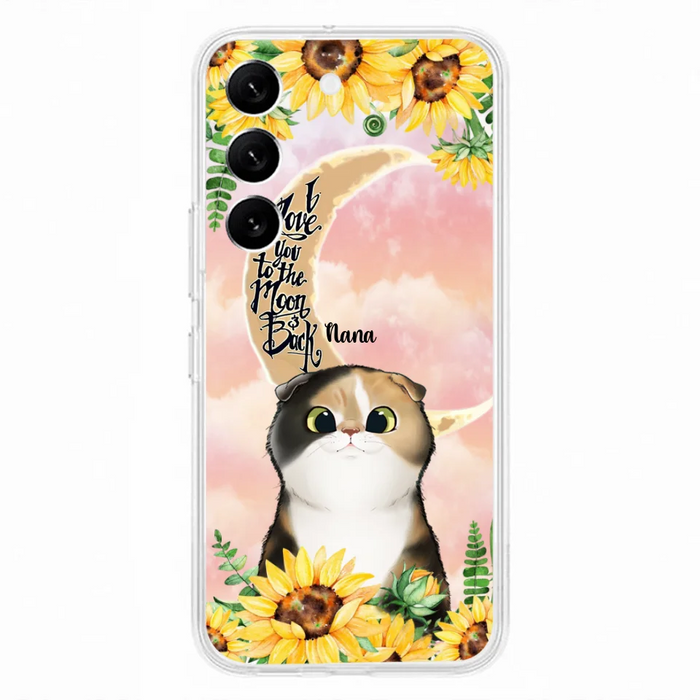 Custom Personalized Cat Phone Case - Best Gift Idea For Cat Lovers With Upto 7 Cats - Case For iPhone, Samsung and Xiaomi