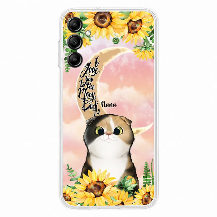 Custom Personalized Cat Phone Case - Best Gift Idea For Cat Lovers With Upto 7 Cats - Case For iPhone, Samsung and Xiaomi